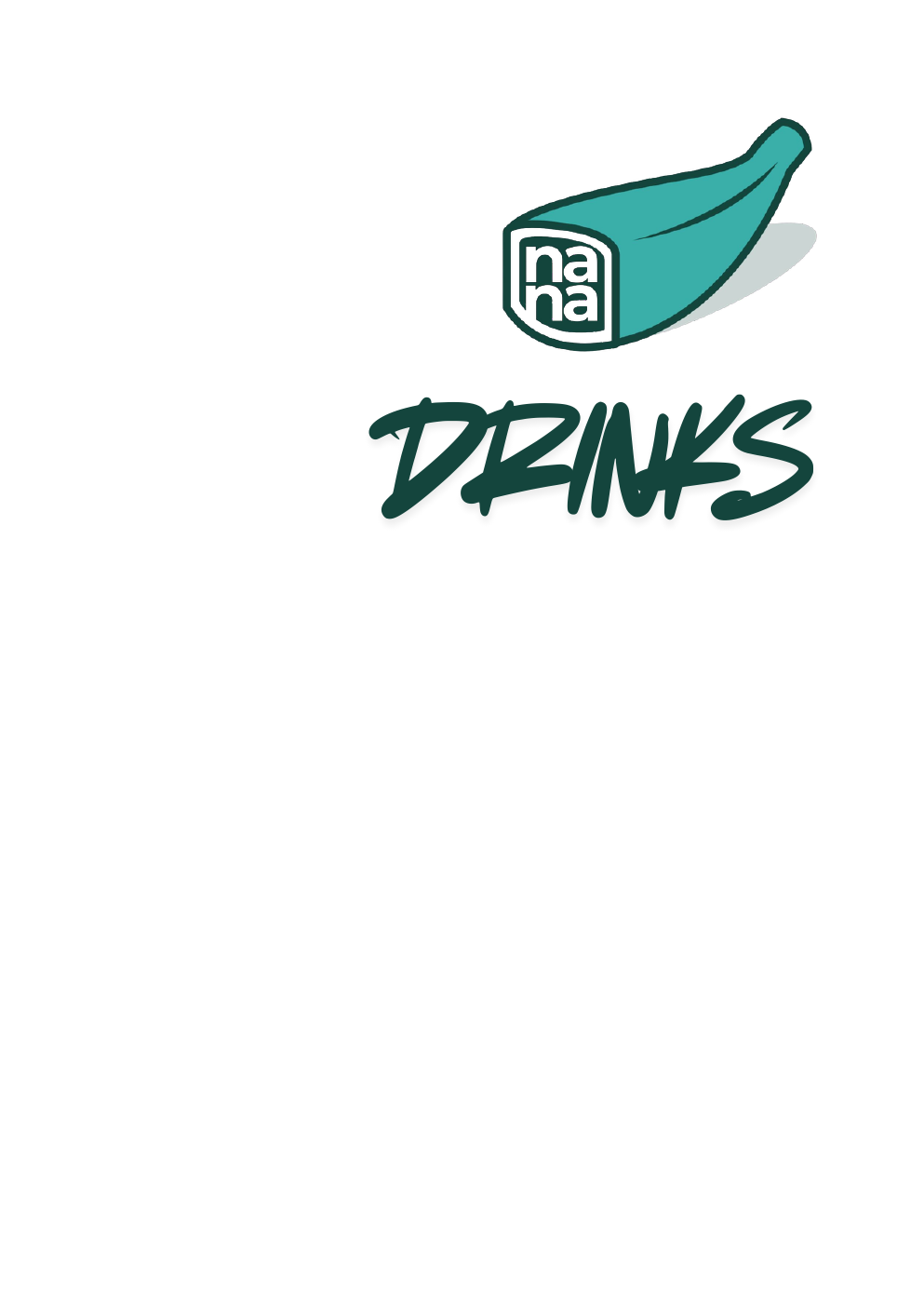 nana drinks menu preview