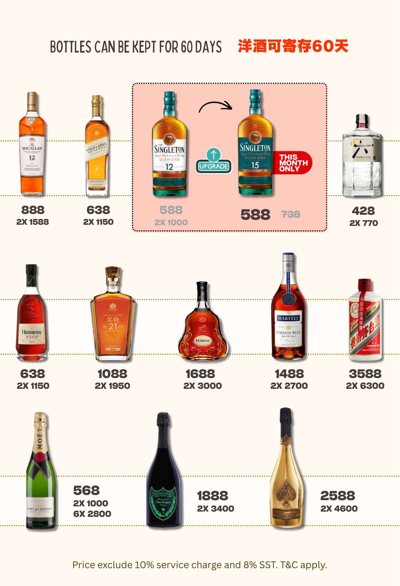 Xianyu 咸鱼酒馆 drinks menu page 4 of 4